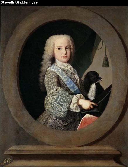 Jean Ranc Retrato del infante-cardenal Luis Antonio de Borbon y Farnesio de nino